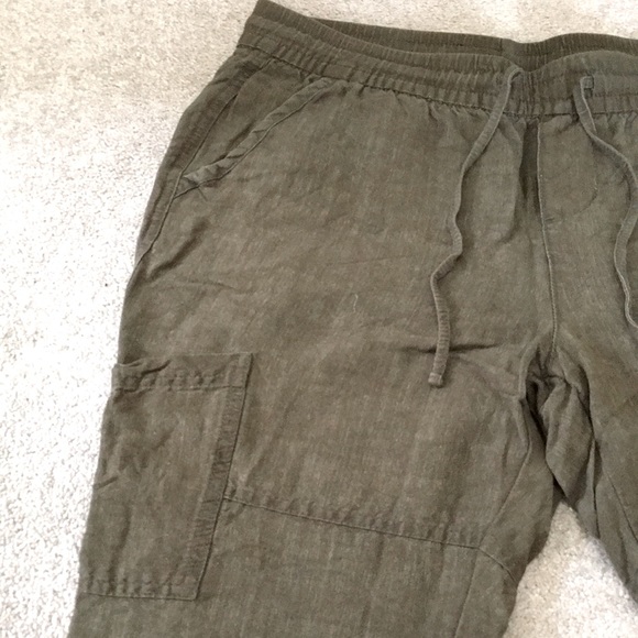 Old Navy | Linen Cargo Joggers - Picture 2 of 7